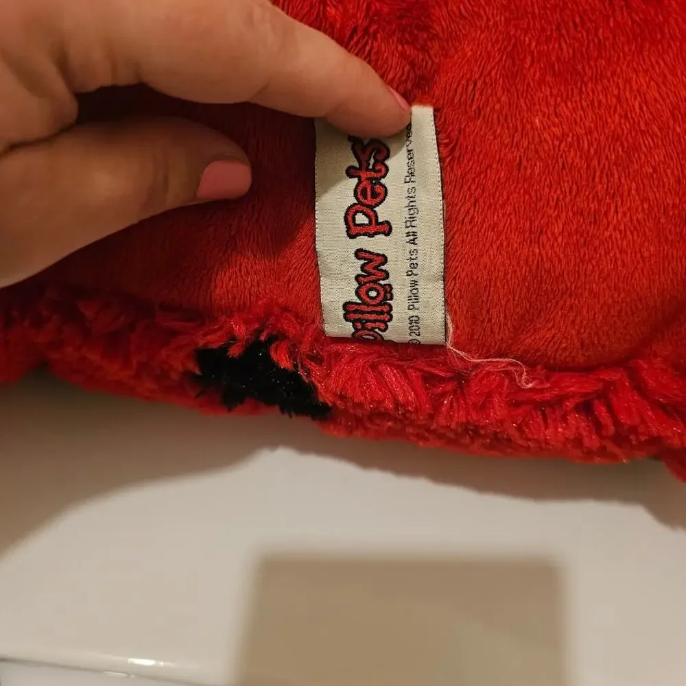 Pillow Pets Ms Lady Bug Red Plush 2010 Retro